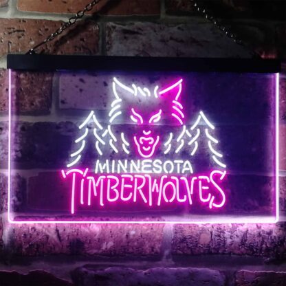 Minnesota Timberwolves Logo 1 LED Neon Sign - Legacy Edition neon sign LED