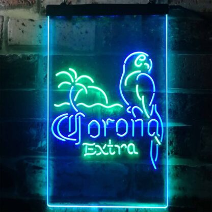 Corona Extra - Tropical Parrot 2 LED Neon Sign neon sign LED