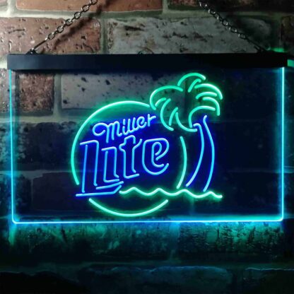 Miller Lite - Tropical 2 LED Neon Sign neon sign LED