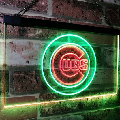 Chicago Cubs Logo 1 LED Neon Sign neon sign LED