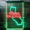 Coors Light California Map LED Neon Sign