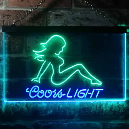 Coors Light Girl 2 LED Neon Sign neon sign LED