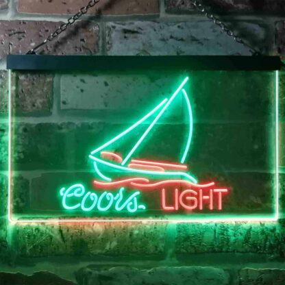 Coors Light Sailboat 2 LED Neon Sign neon sign LED