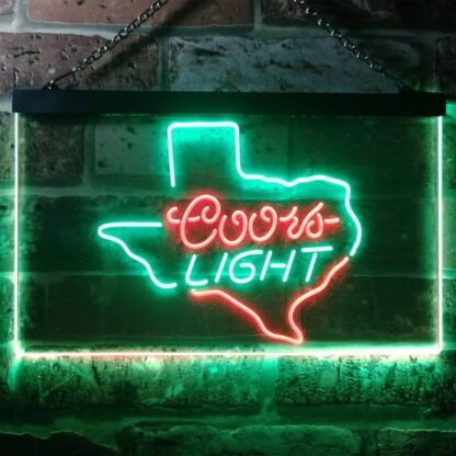 Coors Light Texas Map LED Neon Sign neon sign LED