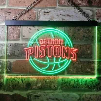 Detroit Pistons Logo LED Neon Sign neon sign LED