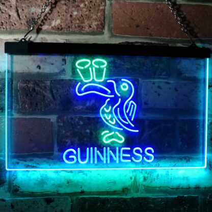 Guinness Toucan Glasses LED Neon Sign neon sign LED