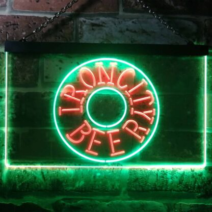 Iron City Beer Wheel LED Neon Sign neon sign LED