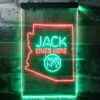 Jack Daniels Jack Lives Here Arizona LED Neon Sign