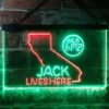 Jack Daniels Jack Lives Here California LED Neon Sign