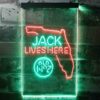 Jack Daniels Jack Lives Here Florida LED Neon Sign