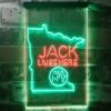 Jack Daniels Jack Lives Here Minnesota LED Neon Sign