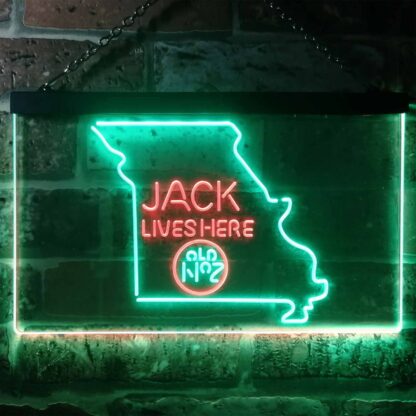 Jack Daniel's Jack Lives Here - Missouri LED Neon Sign neon sign LED