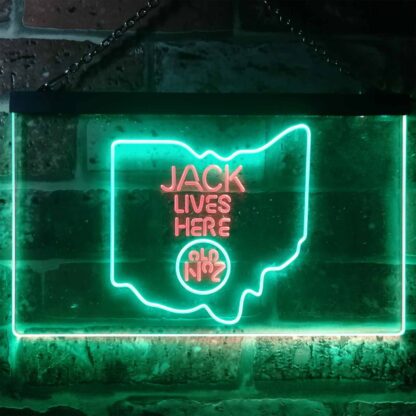 Jack Daniel's Jack Lives Here - Ohio LED Neon Sign neon sign LED