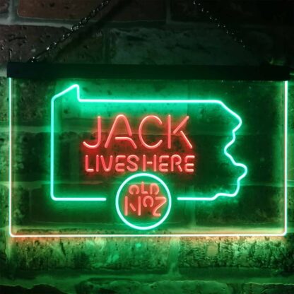 Jack Daniel's Jack Lives Here - Pennsylvania LED Neon Sign neon sign LED