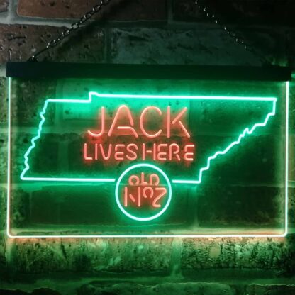 Jack Daniel's Jack Lives Here - Tennessee LED Neon Sign neon sign LED