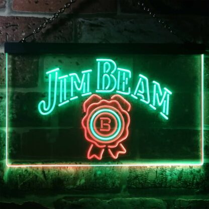 Jim Bean Ribbon 1 LED Neon Sign neon sign LED