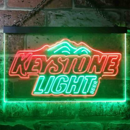 Keystone Light Mountain Logo LED Neon Sign neon sign LED