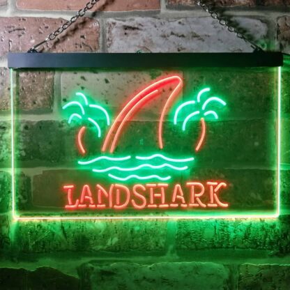 Landshark Lager - Sharkfin 2 LED Neon Sign neon sign LED