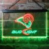Los Angeles Rams Bud Light LED Neon Sign