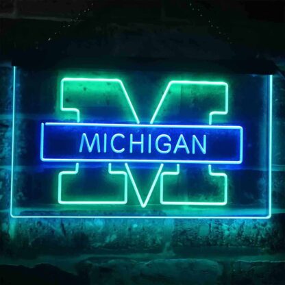 Michigan Wolverines Logo 1 LED Neon Sign neon sign LED