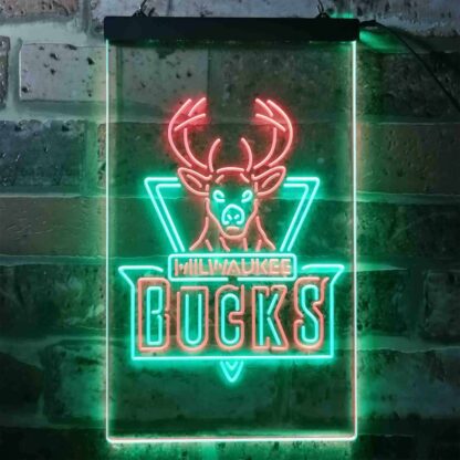 Milwaukee Bucks Logo LED Neon Sign neon sign LED