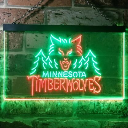 Minnesota Timberwolves Logo 1 LED Neon Sign - Legacy Edition neon sign LED