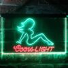 Coors Light Girl 2 LED Neon Sign