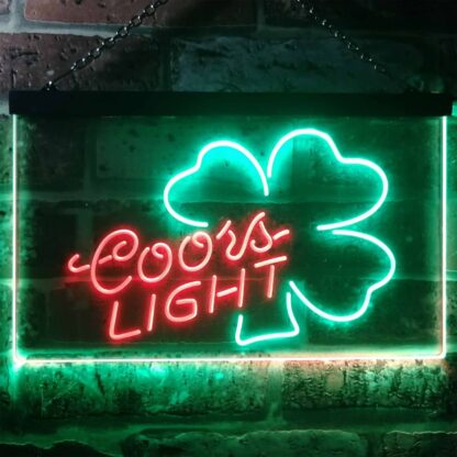 Coors Light Clover 2 LED Neon Sign neon sign LED