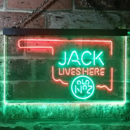 Jack Daniel's Jack Lives Here - Oklahoma LED Neon Sign neon sign LED