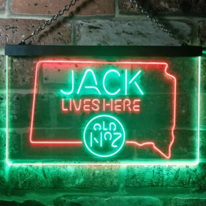 Jack Daniel's Jack Lives Here - South Dakota LED Neon Sign neon sign LED