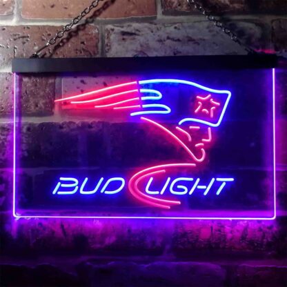 New England Patriots Bud Light LED Neon Sign neon sign LED