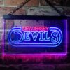 New Jersey Devils Banner LED Neon Sign