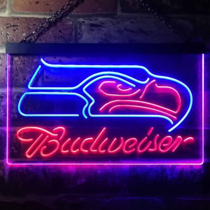 Seattle Seahawks Budweiser LED Neon Sign neon sign LED