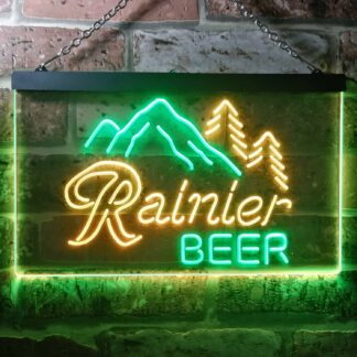 Rainier Beer Mountain LED Neon Sign neon sign LED
