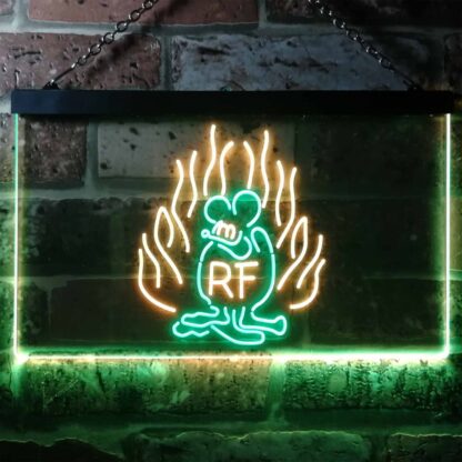 Rat Fink Fire Flame LED Neon Sign neon sign LED