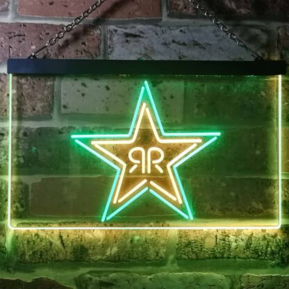 Rockstar Energy - RR Star Logo LED Neon Sign neon sign LED