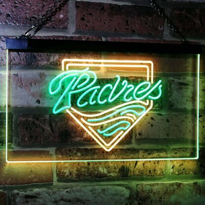 San Diego Padres Logo 1 LED Neon Sign - Legacy Edition neon sign LED