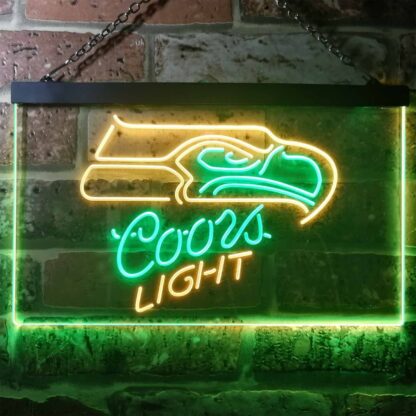 Seattle Seahawks Coors Light LED Neon Sign neon sign LED