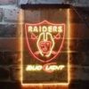 Oakland Raiders Bud Light LED Neon Sign