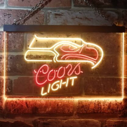 Seattle Seahawks Coors Light LED Neon Sign neon sign LED