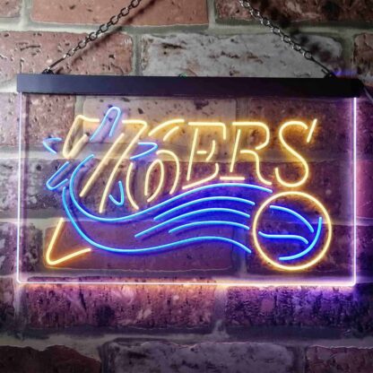 Philadelphia 76ers Logo LED Neon Sign - Legacy Edition neon sign LED