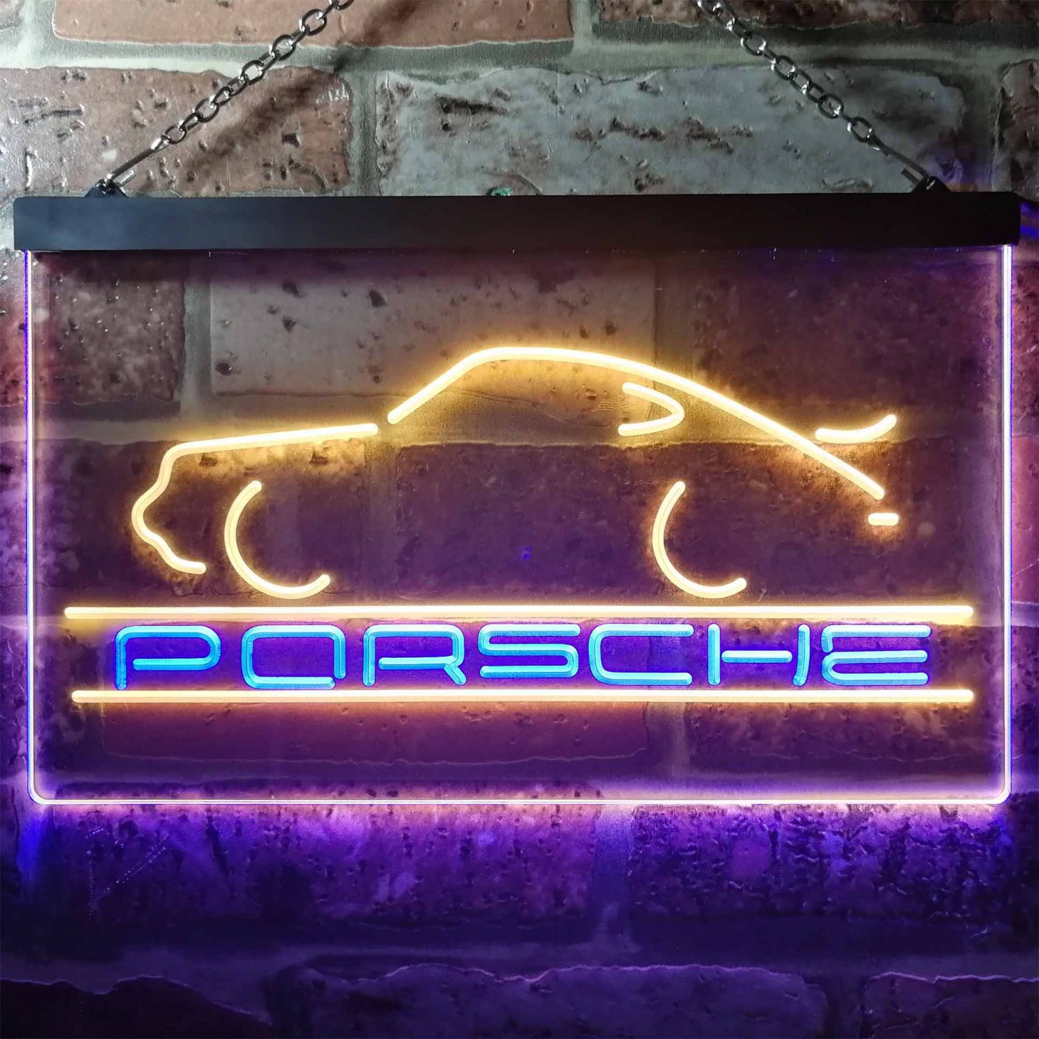 Porsche Car LED Neon Sign - neon sign - LED sign - shop - What's your sign?