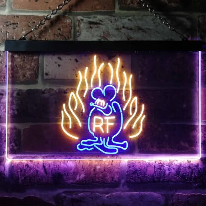 Rat Fink Fire Flame LED Neon Sign neon sign LED