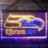 Seattle Seahawks Corona Light LED Neon Sign