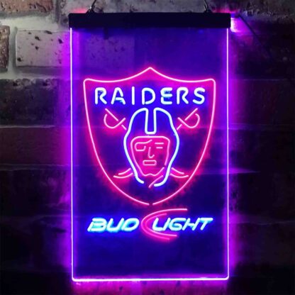 Oakland Raiders Bud Light LED Neon Sign neon sign LED