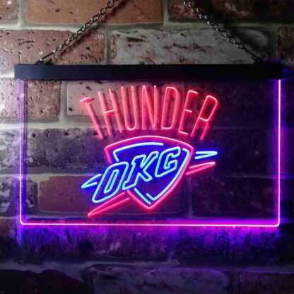 Oklahoma City Thunder Logo LED Neon Sign neon sign LED