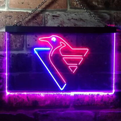 Pittsburgh Penguins Logo 1 LED Neon Sign - Legacy Edition neon sign LED