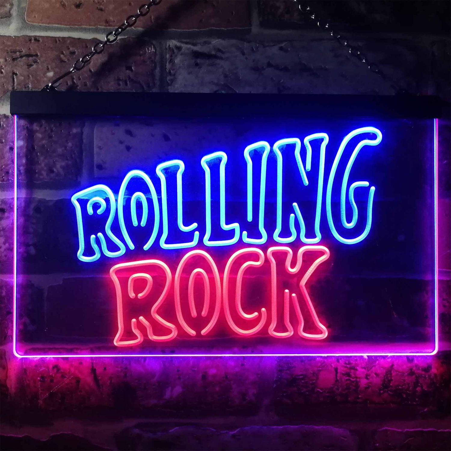 Rolling Rock Banner LED Neon Sign - neon sign - LED sign - shop - What ...