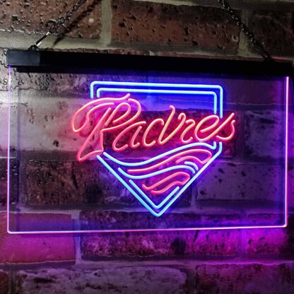 San Diego Padres Logo 1 LED Neon Sign - Legacy Edition neon sign LED