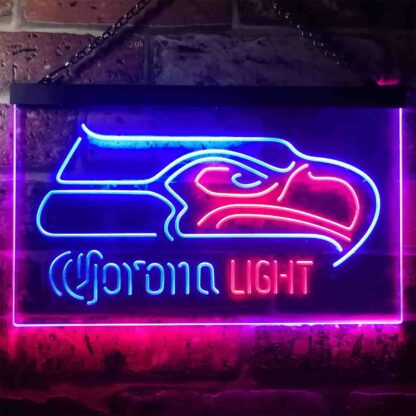 Seattle Seahawks Corona Light LED Neon Sign neon sign LED